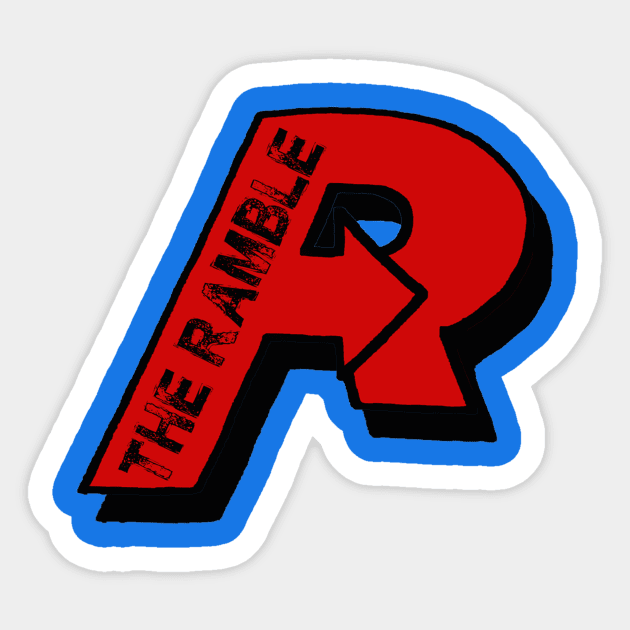 "R" Ramble Sticker by TheRamblePod